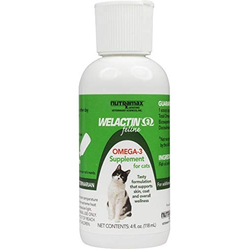 Welactin Omega-3 Fish Oil Skin and Coat Health Supplement Liquid ...