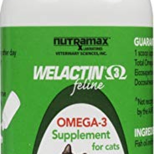 Welactin Omega-3 Fish Oil Skin and Coat Health Supplement Liquid ...