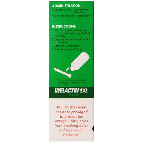 Welactin Omega-3 Fish Oil Skin and Coat Health Supplement Liquid ...