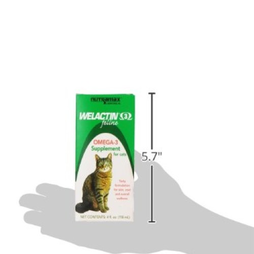 Welactin Omega-3 Fish Oil Skin and Coat Health Supplement Liquid ...