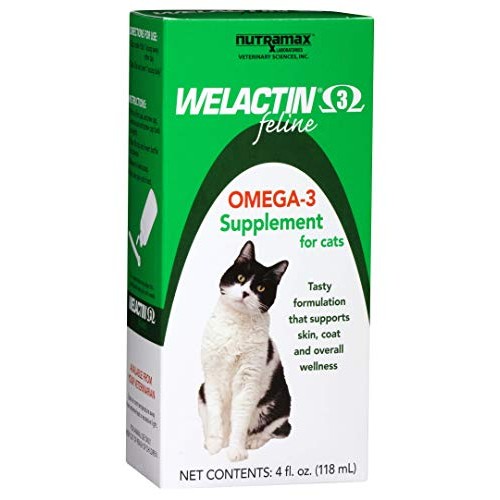 Welactin Omega-3 Fish Oil Skin and Coat Health Supplement Liquid ...