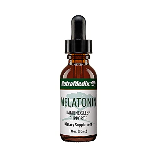 NutraMedix Melatonin Sleep Support Drops - Calming Liquid Melaton...