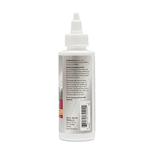 Nutri-Vet Eye Rinse for Cats | Gentle Formula Removes Debris | He...