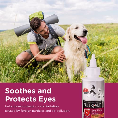 Nutri-Vet Eye Rinse for Dogs | Boric Acid Reduces Eye Irritation ...