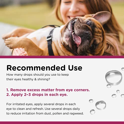 Nutri-Vet Eye Rinse for Dogs | Boric Acid Reduces Eye Irritation ...