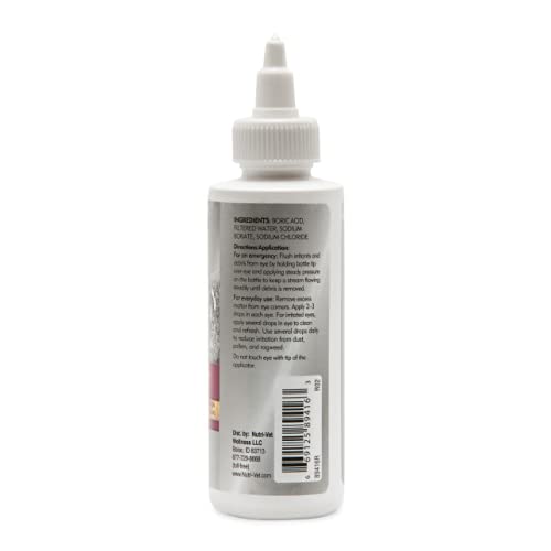 Nutri-Vet Eye Rinse for Dogs | Boric Acid Reduces Eye Irritation ...
