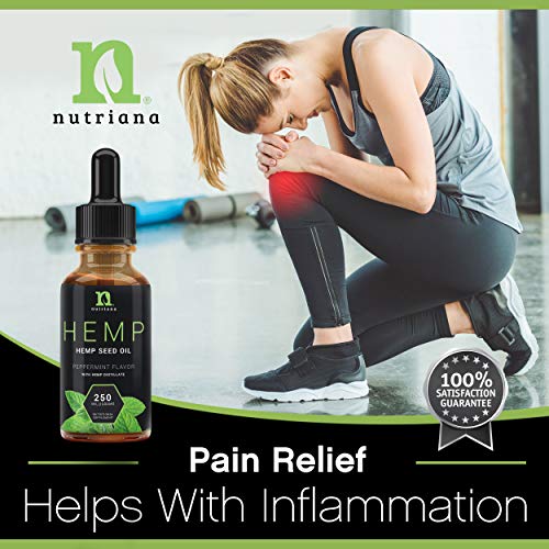 Best Hemp Oil for Sleep Aid – Natural Hemp Seed Oil Extract Drops...