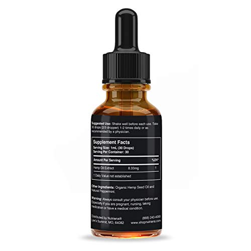 Best Hemp Oil for Sleep Aid – Natural Hemp Seed Oil Extract Drops...