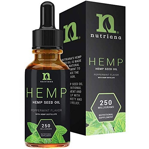 Best Hemp Oil for Sleep Aid – Natural Hemp Seed Oil Extract Drops...