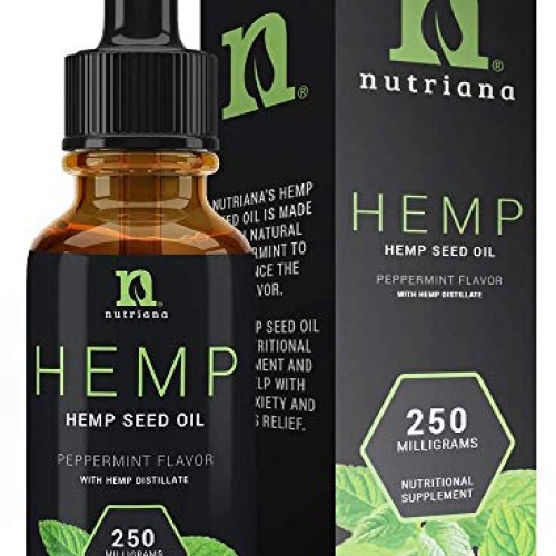 Best Hemp Oil for Sleep Aid – Natural Hemp Seed Oil Extract Drops...