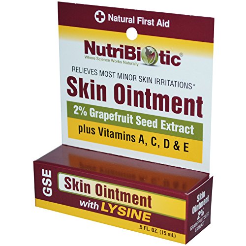 NutriBiotic Skin & Wound Spray and Skin Ointment Bundle with Lemo...