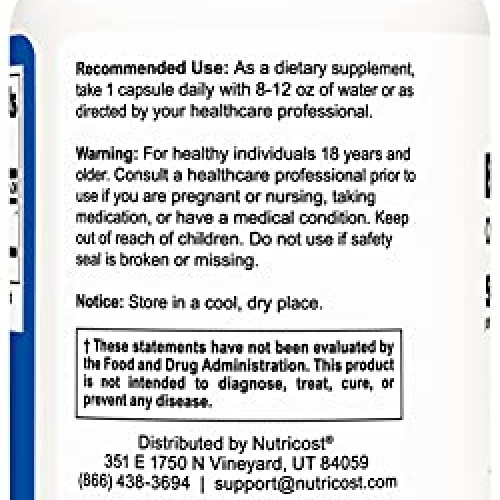 Nutricost Baikal Skullcap 500mg, 120 Capsules - Vegetarian Capsul...