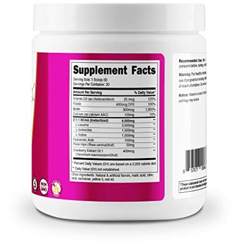 Nutricost BCAA for Women Peach Mango, 30 Servings - Formulated ...