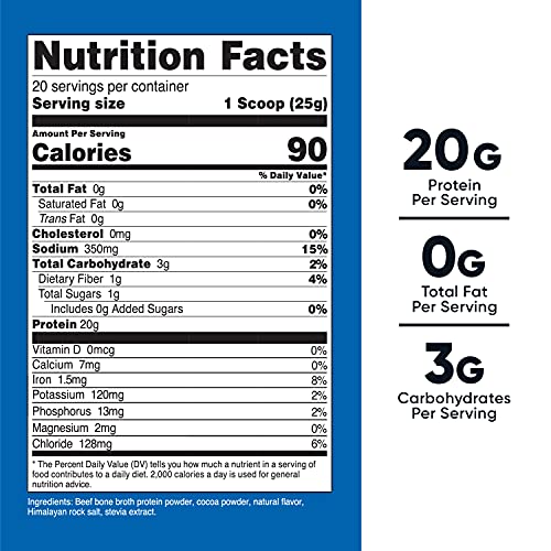 Nutricost Beef Bone Protein Powder + Multi Collagen 20 Servings...