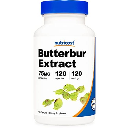 Nutricost Butterbur Extract Capsules 75mg 120 Capsules - Gluten...