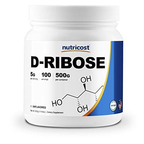Nutricost D-Ribose Powder 500 Grams - 5000mg Per Serving, Non-GMO...