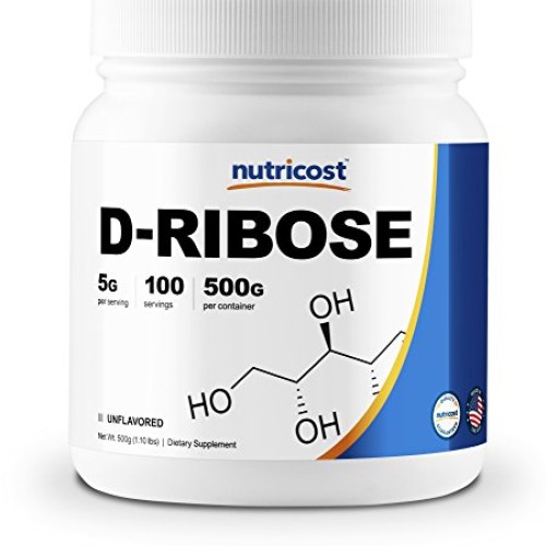 Nutricost D-Ribose Powder 500 Grams - 5000mg Per Serving, Non-GMO...