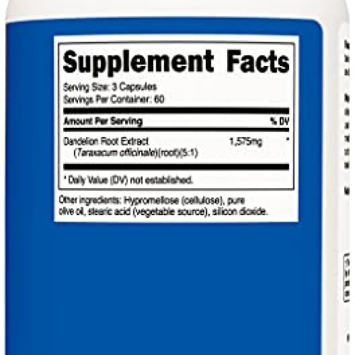 Nutricost Dandelion Root 525mg 180 Capsules - 1575mg Serving, N...