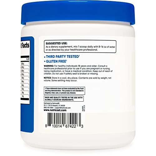 Nutricost EAA Powder 30 Servings Unflavored - Essential Amino A...
