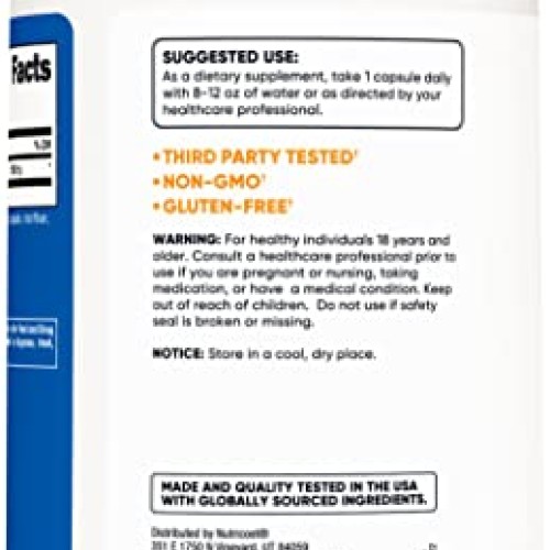 Nutricost Inositol Capsules 500mg, 240 Capsules - Veggie Capsules...