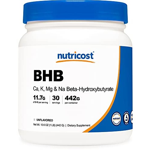Nutricost Keto BHB Exogenous Ketones 4-in-1 30 Serv 12g Beta-Hy...