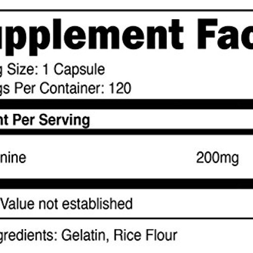 Nutricost L-Theanine 200mg, 120 Capsules - Double Strength