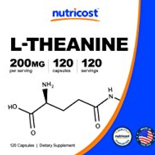 Nutricost L-Theanine 200mg, 120 Capsules - Double Strength