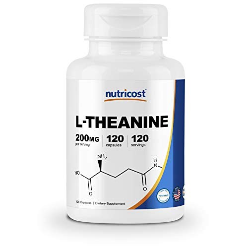 Nutricost L-Theanine 200mg, 120 Capsules - Double Strength