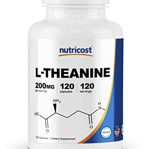 Nutricost L-Theanine 200mg, 120 Capsules - Double Strength