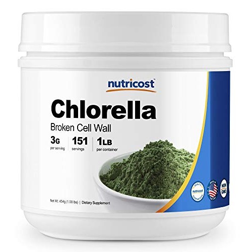 Nutricost Organic Chlorella Powder 16oz 1LB - 3g Per Serving