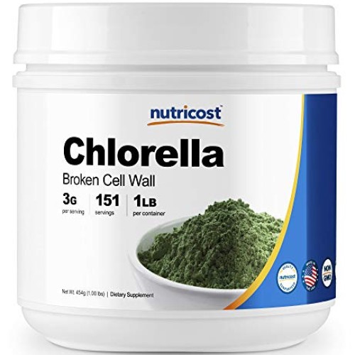 Nutricost Organic Chlorella Powder 16oz 1LB - 3g Per Serving