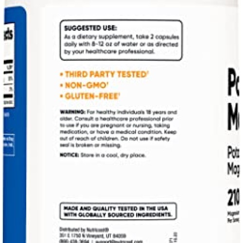 Nutricost Potassium 99 mg Magnesium 210 mg Citrates, 240 Caps...
