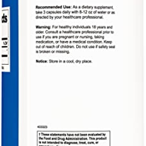 Nutricost Psyllium Husk 500mg, 500 Capsules - 1500mg Per Serving,...