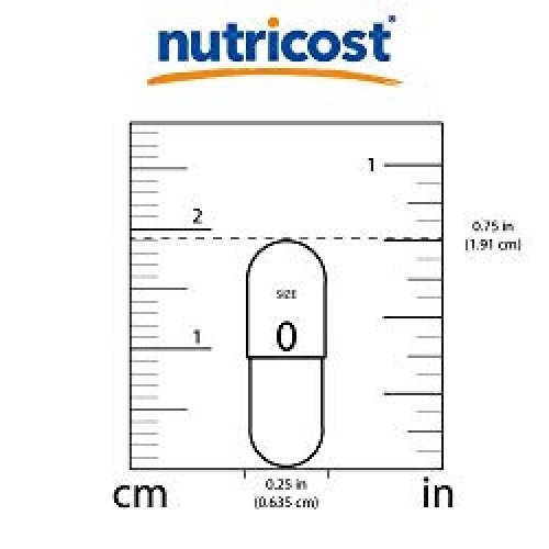 Nutricost Psyllium Husk 500mg, 500 Capsules - 1500mg Per Serving,...