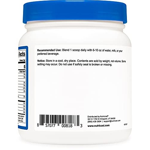 Nutricost Psyllium Husk Ground Powder 1lbs - Gluten Free and No...