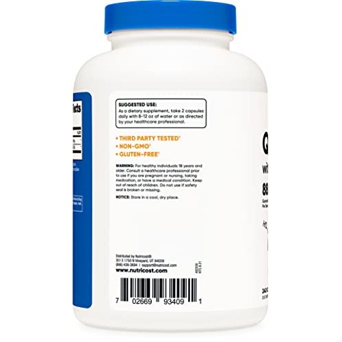 Nutricost Quercetin 880mg, 240 Vegetarian Capsules with Bromelain...
