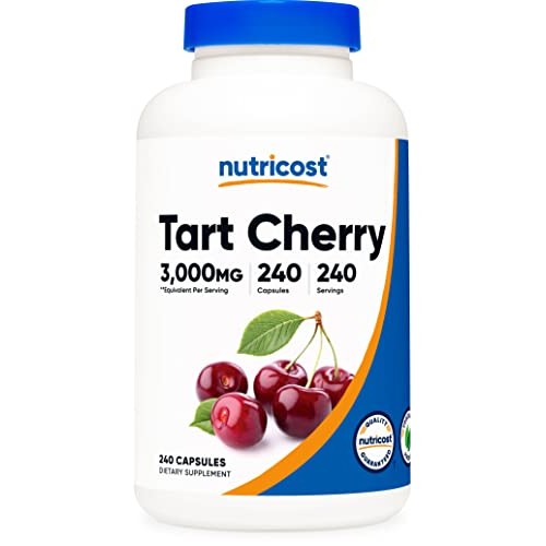 Nutricost Tart Cherry Extract 3000mg, 240 Vegetarian Capsules - G...