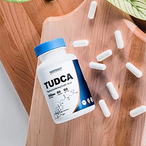 Nutricost Tudca 250mg, 60 Capsules Tauroursodeoxycholic Acid - ...