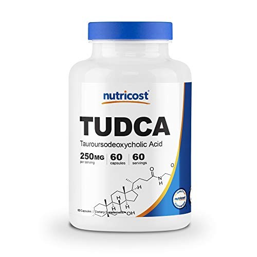 Nutricost Tudca 250mg, 60 Capsules Tauroursodeoxycholic Acid - ...