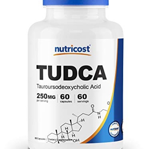 Nutricost Tudca 250mg, 60 Capsules Tauroursodeoxycholic Acid - ...