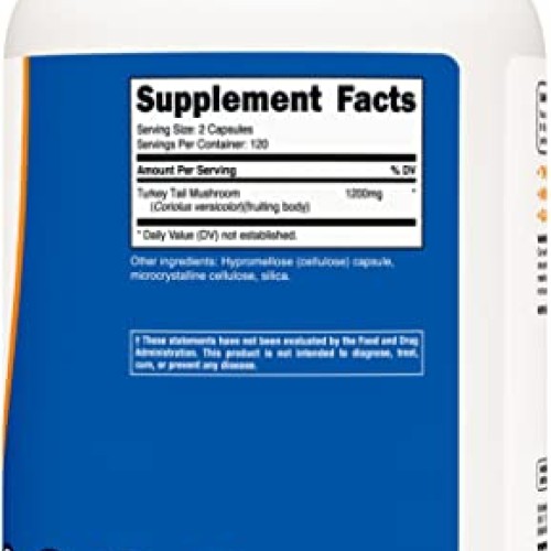 Nutricost Turkey Tail Mushroom Capsules 1200mg, 120 Servings 240...