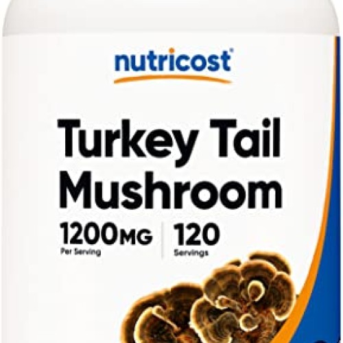 Nutricost Turkey Tail Mushroom Capsules 1200mg, 120 Servings 240...