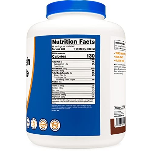 Nutricost Whey Protein Concentrate Chocolate 5LBS
