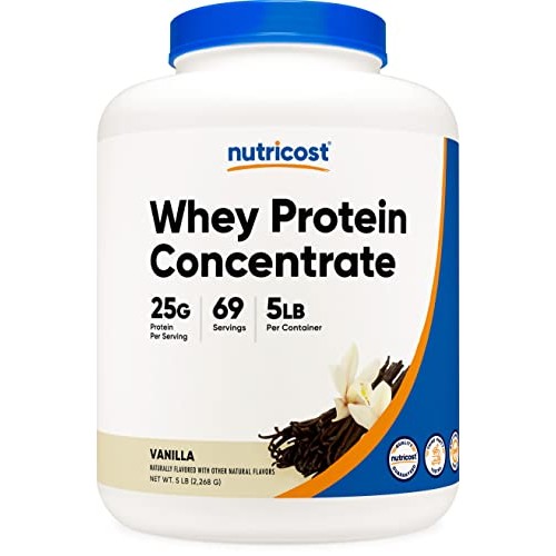 Nutricost Whey Protein Concentrate Vanilla 5LBS