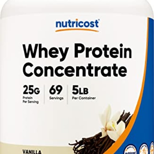 Nutricost Whey Protein Concentrate Vanilla 5LBS