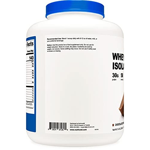 Nutricost Whey Protein Isolate Chocolate Peanut Butter, 5 Pound...