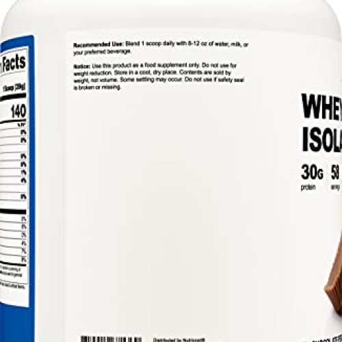 Nutricost Whey Protein Isolate Chocolate Peanut Butter, 5 Pound...