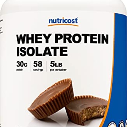 Nutricost Whey Protein Isolate Chocolate Peanut Butter, 5 Pound...