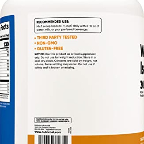 Nutricost Whey Protein Isolate Salted Caramel, 5LBS
