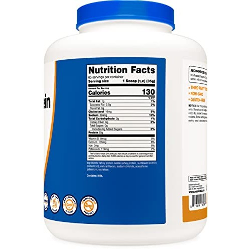 Nutricost Whey Protein Isolate Salted Caramel, 5LBS
